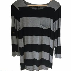2/15$ Cable & Gauge 3/4 sleeve Top